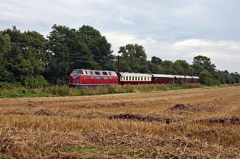 The next morning we saw the special train running back from Nyborg to Odense.