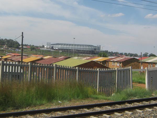One of the new soccer stadiums