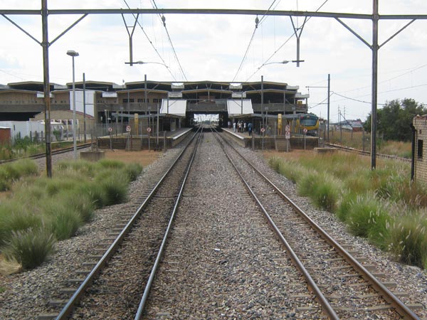 Arriving at Mabopane Station