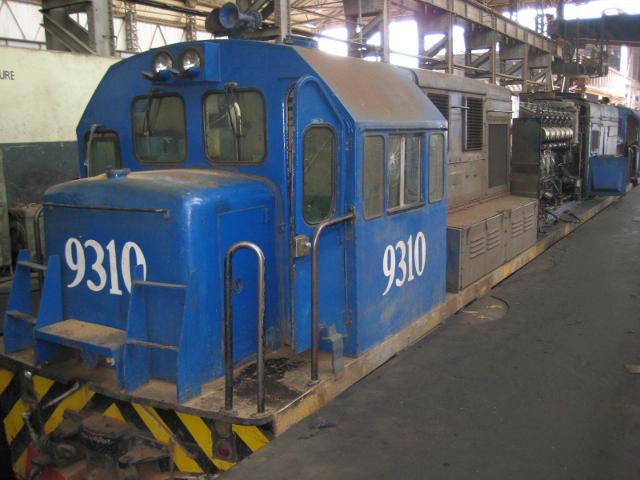 9310 with engine completely exposed