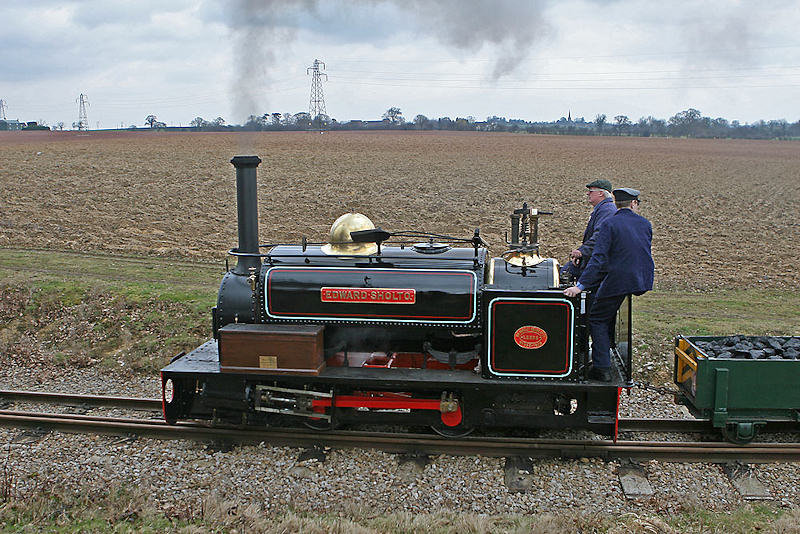 Edward Sholto on freight (side view). D Rodgers 24 March 2010.