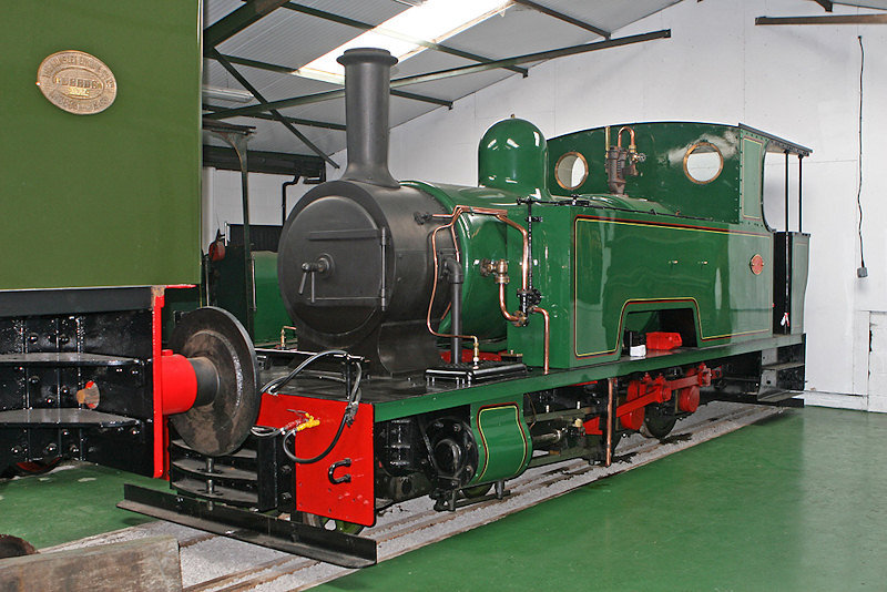 1945-built Bagnall 4-4-0T Isibutu ex-Tongaat Sugar Estate in<br />Natal, South Africa. D Rogers 24 2010.