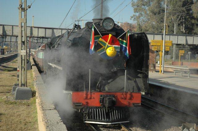 The special ready to depart Hercules station area for Cullinan