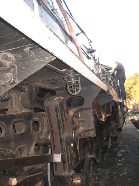 A general view along the fireman's side