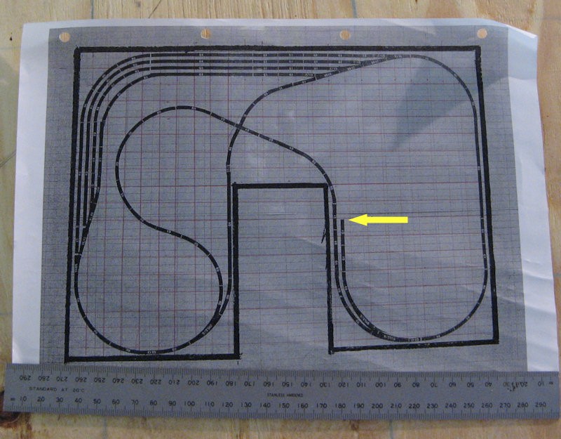 Track plan for hidden area