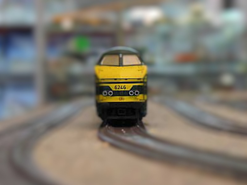 Another train weaves around!