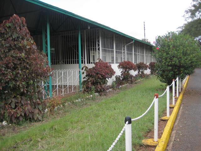 The secure storage area is smart and neatly kept