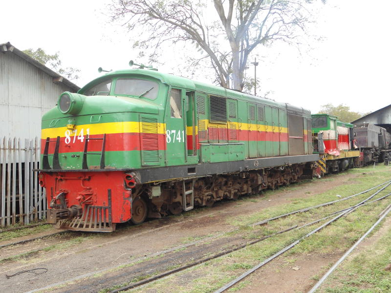 8741 comes to remove 6217, which is standing in front of 5918