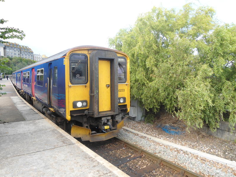 Class 150 in St Ives Station