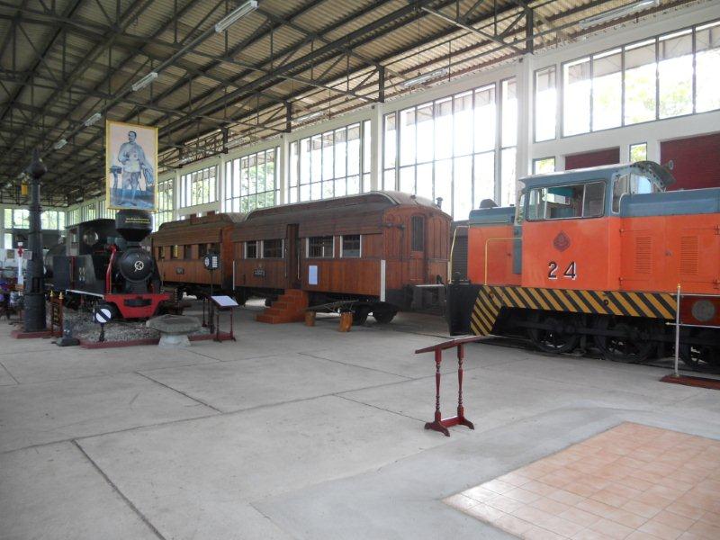 A few of the displays inside the museum. Small tank loco and a Hunslett diesel