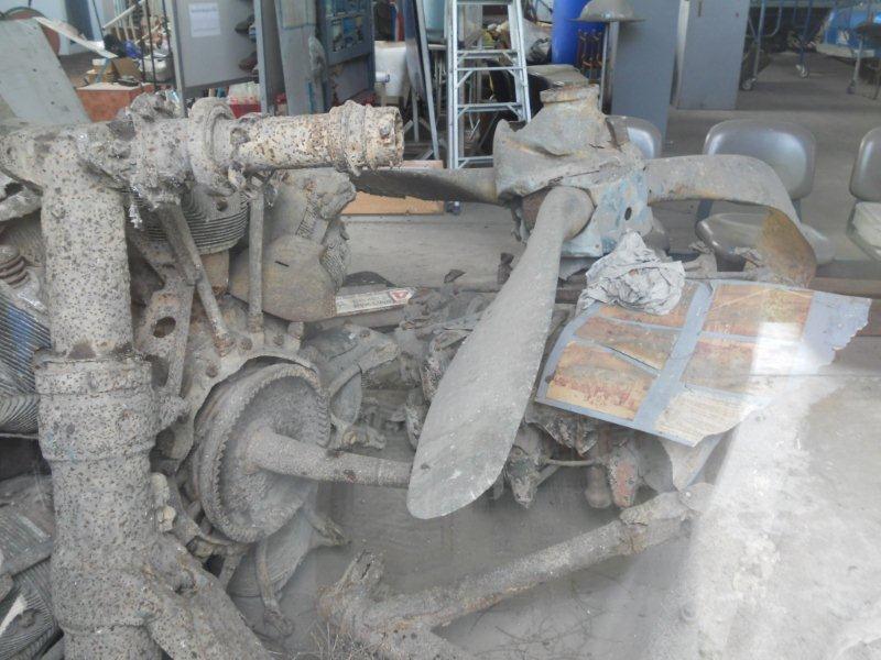 In a rear cordoned off section, I peered from outside through a window to find what was probably a WW2 aircraft that must have crashed somewhere.