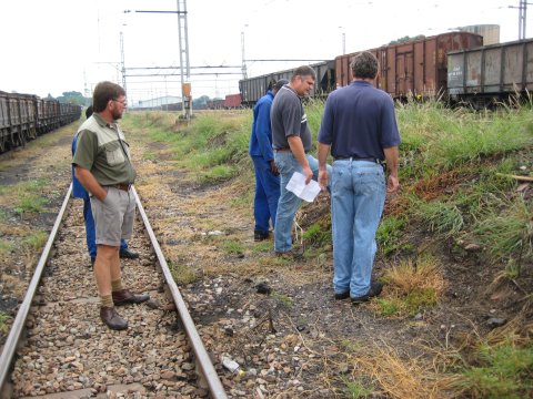 "We'll have to do something about that embankment!"