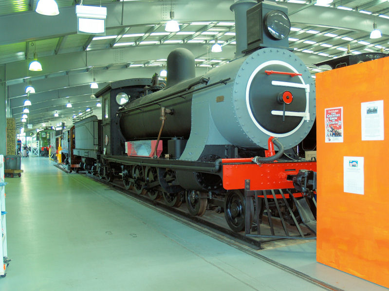 &amp;A 4-8-0 390 at Shildon UK National Railway Museum Annex 2013-07-29