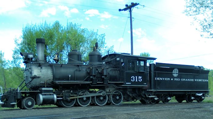 A classic narrow gauge 2-8-0 recently returned to service