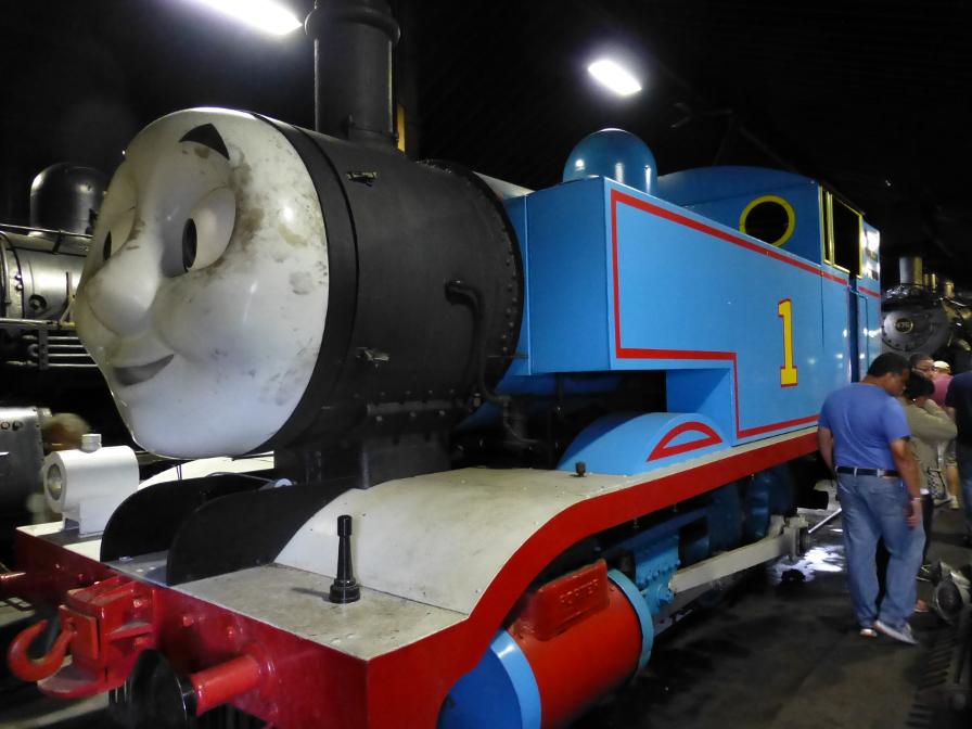 The "real" operational Thomas, complete with dirty face.