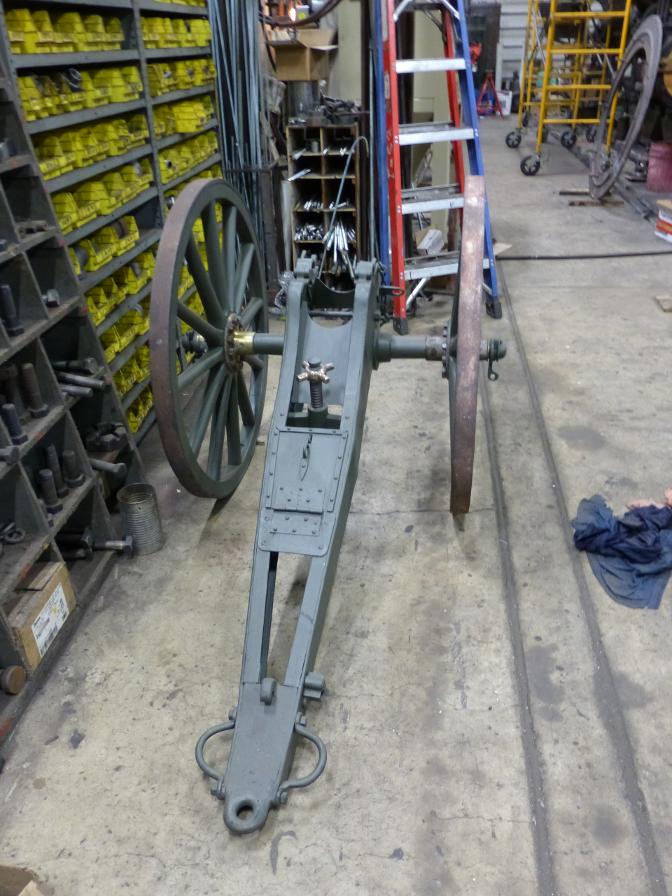 The workshop also restores heritage weapons.