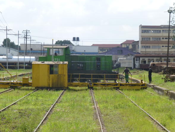 A 47 on the wagon traverser