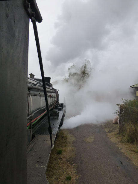 A good spectacle from the cylinder cocks on such a cold morning
