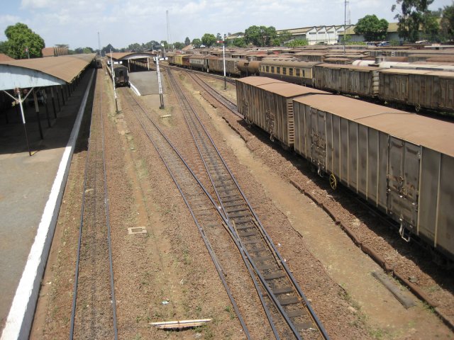 Looking towards the station