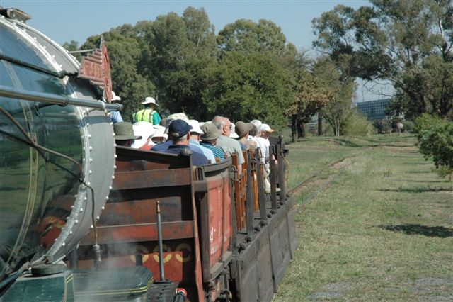 Safety first! Passengers must be seated in an open wagon when being propelled!