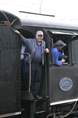 Driver Mike and fireman John A