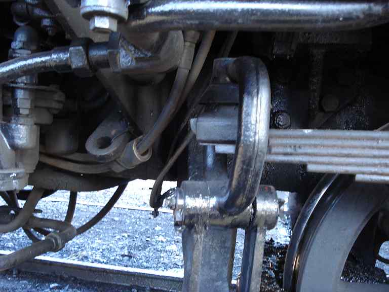 Cab bogie hanger detail.