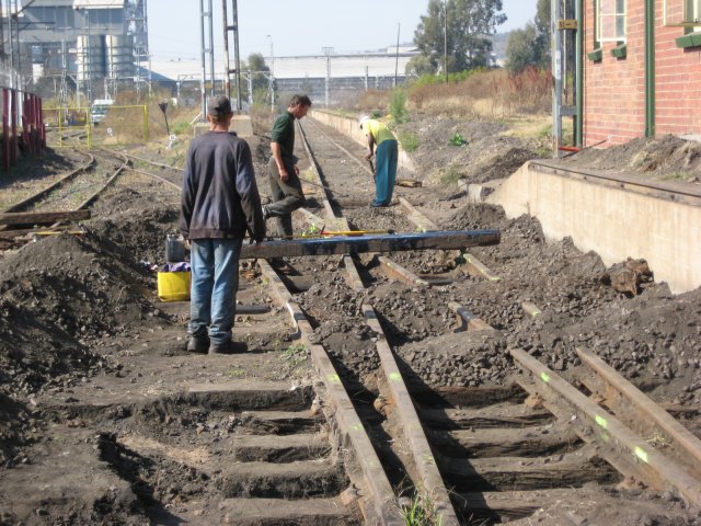 Hard at work on 1st July 2008