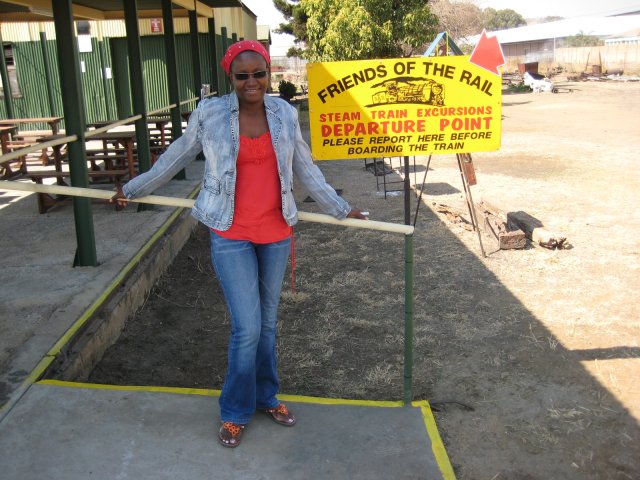 Jane at the departure point