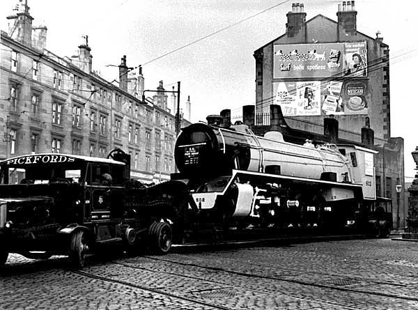 Sudan Railways 4-8-2 in Vulcan Street in 1951