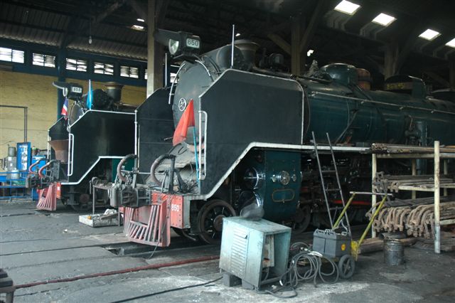 One of the Pacifics, 850 and 715, a C56 class