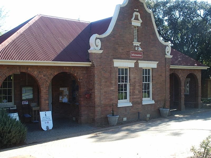 Franschhoek Station - now a tourist information office. At least I saw some bicycles for hire!!!