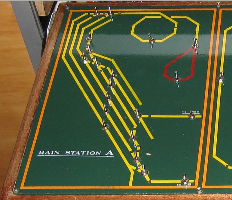 Photo 5 - Station A - a larger station towards the middle of the layout.
