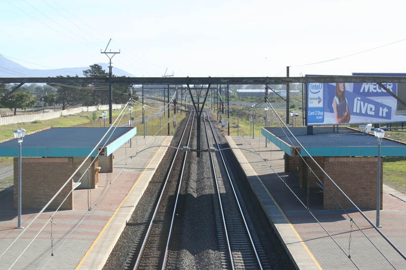 Taken from the footbridge