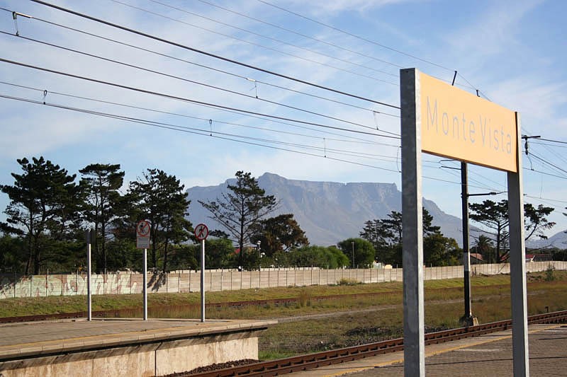 With Table Mountain in the back ground