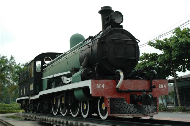 805 is mounted near the main station of Kanchanaburri in Thailand. The famous &amp;quot;death railway&amp;quot; bridge over the river Kwae is not too far away. 805 has a numbered counterpart in South Africa, with 805 being the preserved class 16 once fired by the