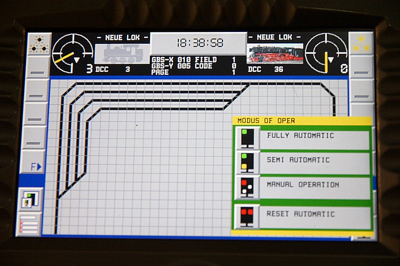 Photo 3 - A number of modes of operation can be used - from tracing an automatic path - as complex as you want, to full manual operation.