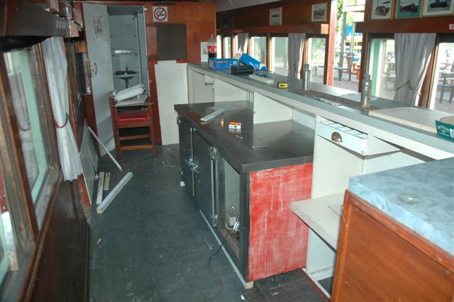 The refrigerator is in and now the tidying up remains and the final fixture fastening