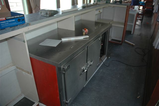 A cosy fit and soon to be stocked and operating