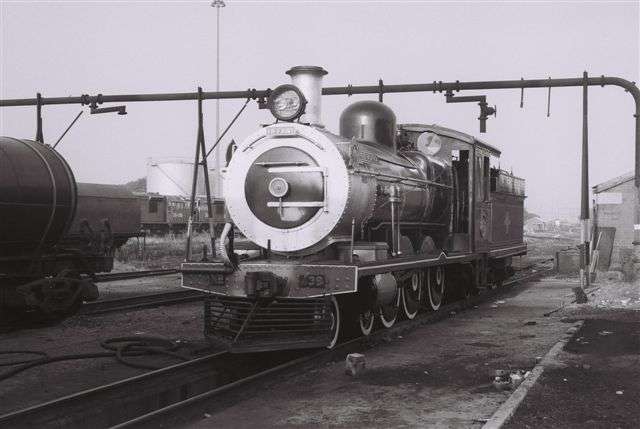 In the early days of train operations, Rovos Rail used his class 6 number 439 and a second locomotive on his trains. This locomotive was originally plinthed at Winburg and restored to service in Witbank, by Rovos Rail. It worked very hard on double heading long trains from Pretoria to Krugersdorp and even to Witbank. She is currently out of service