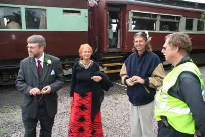 John, Joy, MIke and Chris Koch before departure - C Janisch
