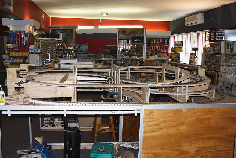 Photo 3 - From the side here can be seen an extra transition loop put in- to basically ease the climb.