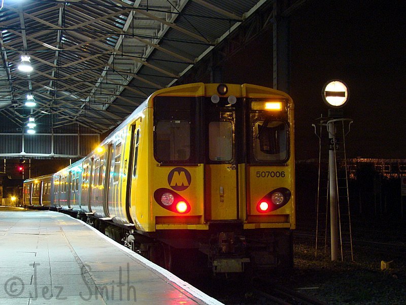 First Chester - Liverpool train of the day approx. 05.30.