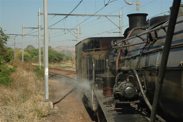 En route to Hermanstad, the 15CA tender trundles along with 19D 2650 propelling