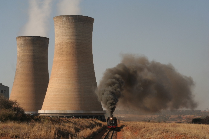 3664 at Rooiwal Power Station<br /><br />Photo by Chris Janisch 14/07/07