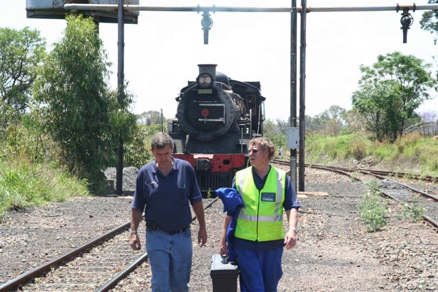 End of the shift - Chris Koch and Steve Smith  book off