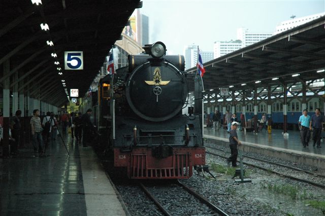 Train on platform 5...