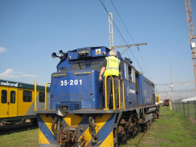 Steve tries to escape on a diesel
