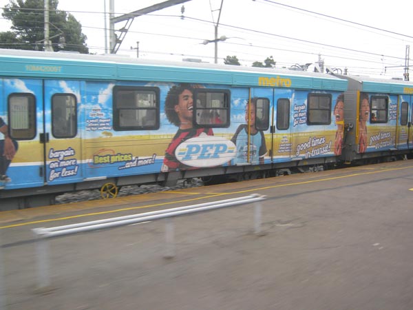 Advertising on Trains