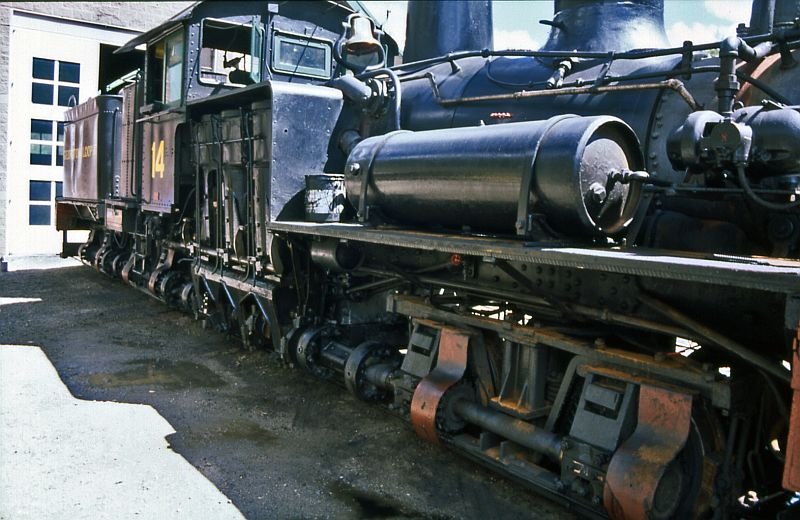 The motor section side of the loco.