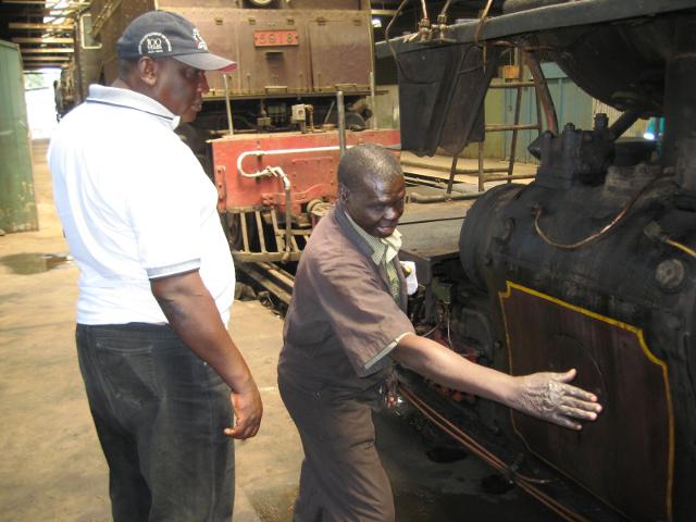 Retired fitter William explains to Leonard how 3020 works